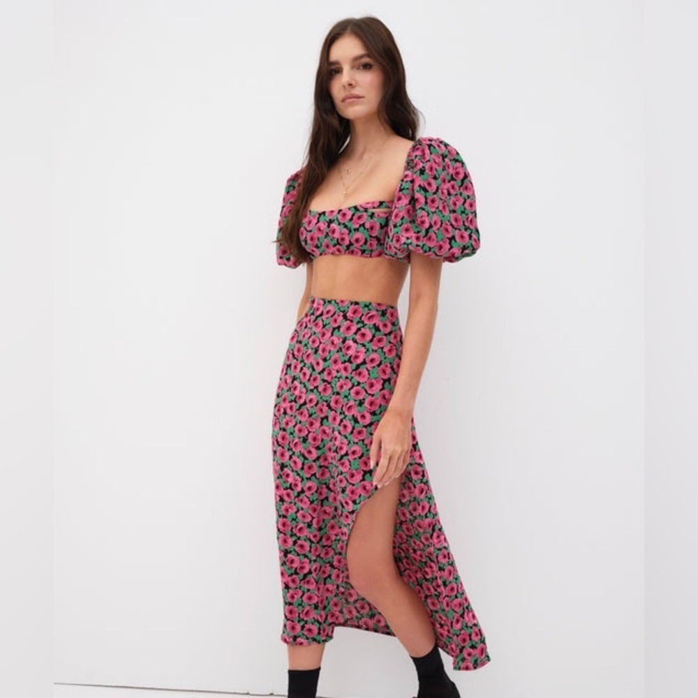 NWT Large Barolo Midi Skirt for love and lemons